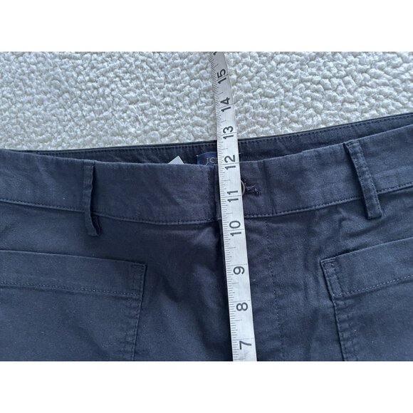 J.Crew Factory $118.00 Wide Leg Patch Pocket Pants Black Size 32P - Picture 9 of 12